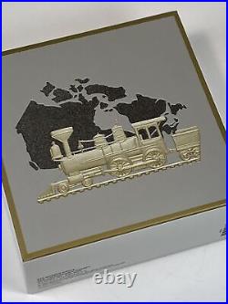 2021 Canada Masters Club Pure Silver Dollar Trans Canada Railway 2oz Gold Plated