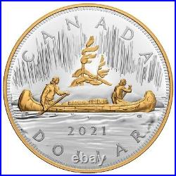 2021 Canada Quintessential Voyageur Dollar $250 pure silver (kilogram) coin