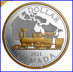 2021 Canada Renewed Silver Dollar 140th anniv of (1981) train 2 oz silver