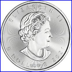 2021 Canada Silver Maple Leaf 1 oz $5 BU Five 5 Coins