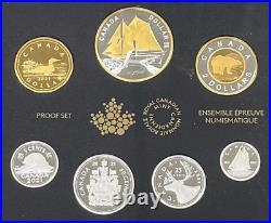 2021 Canada Silver Proof 7-Coin Set 100th Anniversary of Bluenose, RCM