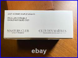 2021 Canada exclusive Masters Club Silver coin plated Gold 20$ iconic maple leaf