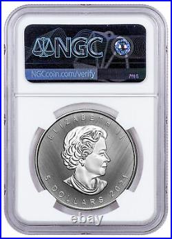 2021 W Canada 1 oz Silver Maple Leaf Tailored Specimen $5 NGC SP70 FR Exclusive