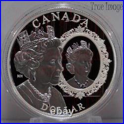 2022 $1 Her Majesty Queen Elizabeth II Platinum Jubilee SE Proof Silver Dollar