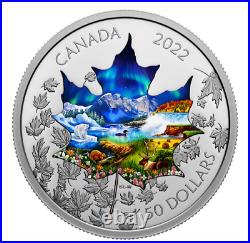 2022 Canada $50 Canadian Collage 3 oz. Pure Silver Proof Coin