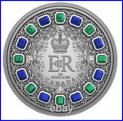 2022 Canada Imperial State Crown for Queen Elizabeth $20 Pure silver