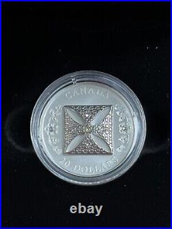 2022 H. M. Queen Elizabeth II's Diamond Diadem Canada $20 Fine Silver Coin 1oz