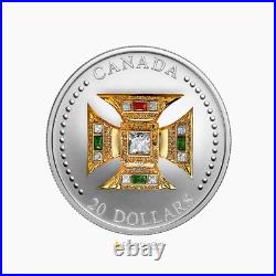 2023 Canada $20 1oz Silver Matte Proof St. Edward's Crown Gold-Gilt RCM 2023 Canada $20 1oz Silver Matte Proof St. Edward's Crown Gold-Gilt RCM