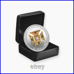 2023 Canada $20 1oz Silver Matte Proof St. Edward's Crown Gold-Gilt RCM 2023 Canada $20 1oz Silver Matte Proof St. Edward's Crown Gold-Gilt RCM