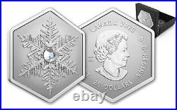 2023 Canada $20 32.4 gram Silver Snowflake withCrystal Reverse Proof 2023 Canada $20 32.4 gram Silver Snowflake withCrystal Reverse Proof