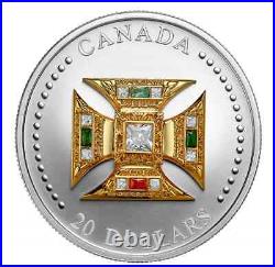 2023 Canada Coin, $20 Pure Silver Coin, The St. Edward's Crown