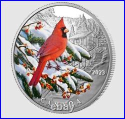 2023 Canada Colourful Birds Northern Cardinal $20 99.99% Pure Silver Coin 2023 Canada Colourful Birds Northern Cardinal $20 99.99% Pure Silver Coin