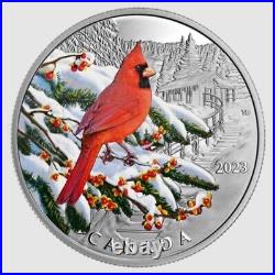 2023 Canada Colourful Birds Northern Cardinal $20 99.99% Pure Silver Coin 2023 Canada Colourful Birds Northern Cardinal $20 99.99% Pure Silver Coin