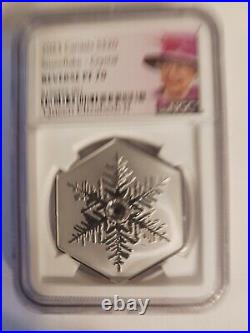 2023 Canada Snowflake Crystal NGC Reverse Proof 70 Queen Elizabeth Label RARE 2023 Canada Snowflake Crystal NGC Reverse Proof 70 Queen Elizabeth Label RARE