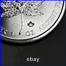 2023 Silver $5 Canadian Maple Leaf 1 oz BU Royal Canadian Mint. 9999 Fine