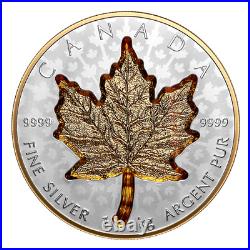 2024 Canada 1 Kilo Fine Silver Coin Super Incuse Silver Maple Leaf