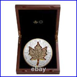 2024 Canada 1 Kilo Fine Silver Coin Super Incuse Silver Maple Leaf