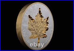 2024 Canada 1 Kilo Fine Silver Coin Super Incuse Silver Maple Leaf