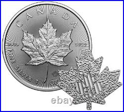 2024 Canada 1 oz Silver Maple Leaf Coin. 999 Fine BU (LOT of 25) Fast Shipping