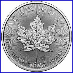 2024 Canada 1 oz Silver Maple Leaf Coin. 999 Fine BU (LOT of 25) Fast Shipping