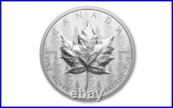 2024 Canada $20 Maple Leaf UHR Pulsating Forest 1 oz Silver Coin 8,000 Mintage