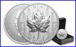 2024 Canada $20 Maple Leaf UHR Pulsating Forest 1 oz Silver Coin 8,000 Mintage
