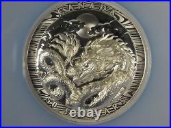 2024 Canada $50, 3 Ounce, Year of the Dragon, High Rel NGC Pf 70 Ucam FDOI