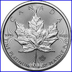 2024 Canada Platinum Maple Leaf 1 oz $50 BU