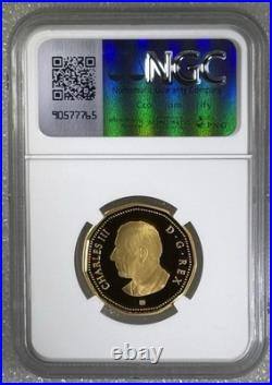 2025 $1 Canada Gilt. 9999 Silver Proof Loonie Ngc Pf69 Ucam Loon First Releases