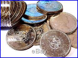 (20) 1964 Canada Silver Dollar Roll Bu- Proof-like $20 Face Silver Coins