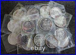(20) 1965 Canada Proof Like PL Silver Half Dollars BU $10 Face Roll Canadian