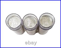 3 Rolls 1964 Canada 150 Silver Dimes Uncirculated Mint State Canadian Coins
