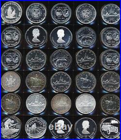 50 SILVER UNC OLD WORLD COINS (38+ TrOz Gross Wt) MOST CANADA NO RESERVE