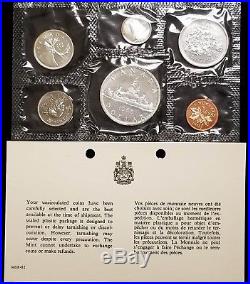 (5) 1965 Canada Canadian Proof Like Uncirculated Silver Mint Sets PL Complete
