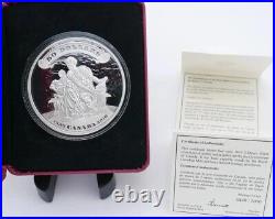 5 oz Silver Proof Coin 2010 Canada $50 75 Year Anny First Bank Notes + OGP CoA