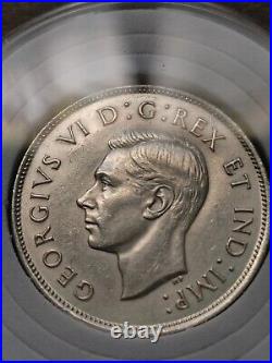 AU PL CAM type Uncirculated 1937 CANADA 50 cents. 800 Silver with Lined holder AU PL CAM type Uncirculated 1937 CANADA 50 cents. 800 Silver with Lined holder
