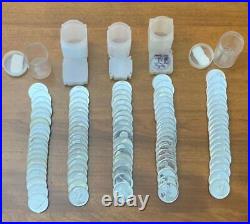 BIG LOT OF 50 Canadian 1967 Uncirculated Large Silver Dollars $1 Above Average