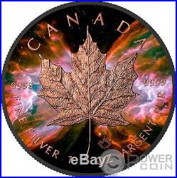BUTTERFLY NEBULA Maple Leaf Space Collection 1 Oz Silver Coin 5$ Canada 2016
