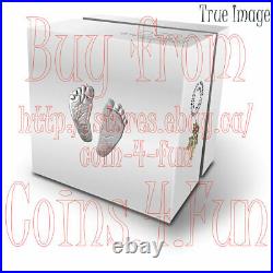 Born in 2020 Welcome to the World Baby Feet Gift box $10 Pure Silver Coin Canada