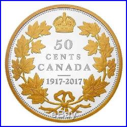 CANADA 1917 2017 Master's Club 50 Cent Half Dollar Anniversary 2oz Silver Coin