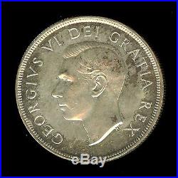 Canada 1948 Silver Dollar Near Gem Uncirculated Rare