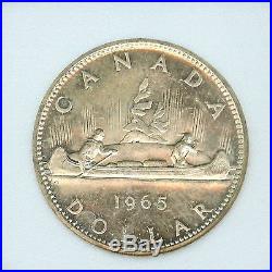Canada 1965 Silver Dollar Gem+ Uncirculated @@ Very Special @@