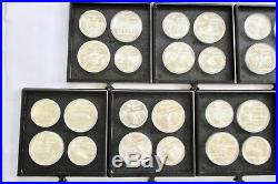 CANADA 1976 Very Rare SILVER OLYMPIC COINS SET 28pcs with 30 OZ OF SILVER