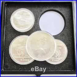 CANADA 1976 Very Rare SILVER OLYMPIC COINS SET 28pcs with 30 OZ OF SILVER