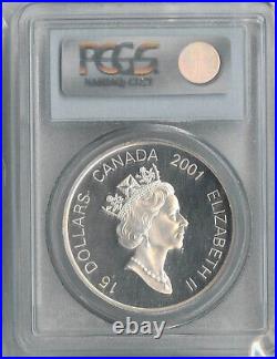 CANADA, 2001, 15 Dollars, Silver, NGC PF69DCAM