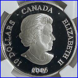 CANADA. 2005, 10 Dollars, Silver NGC PF70 Top Pop? Pope John Paul II RARE