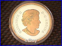 CANADA 2015 BIG COIN SERIES LOON $ FIRST IN THE SERIES 5 OZ. SILVER GOLD PLATED