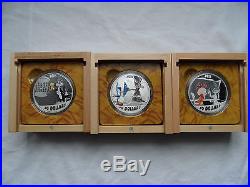 CANADA 2015 Looney Tunes $30 Silver Coins Classic Scenes-Complete 3 Coin Set