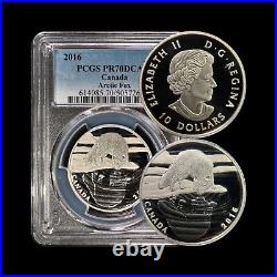 CANADA. 2016, 10 Dollars, Silver PCGS PR70 Top Pop? Reflections Arctic Fox CANADA. 2016, 10 Dollars, Silver PCGS PR70 Top Pop? Reflections Arctic Fox