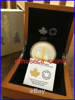 CANADA 2019 Masters Club Peacekeeping 2oz Renewed Silver Dollar Pure Silver Coin
